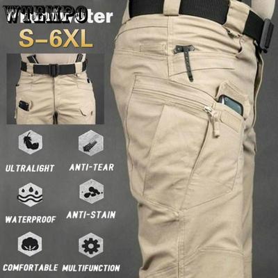 Men's Combat Outdoor Sports Trekking Pants Tactical Military Sweatpants Fighting Multi-pocket Pants IX9 City Tactical Cargo Pants