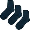 Gunze Acedron Short Socks of AGW112 Navy Men's (Set 3) (New)