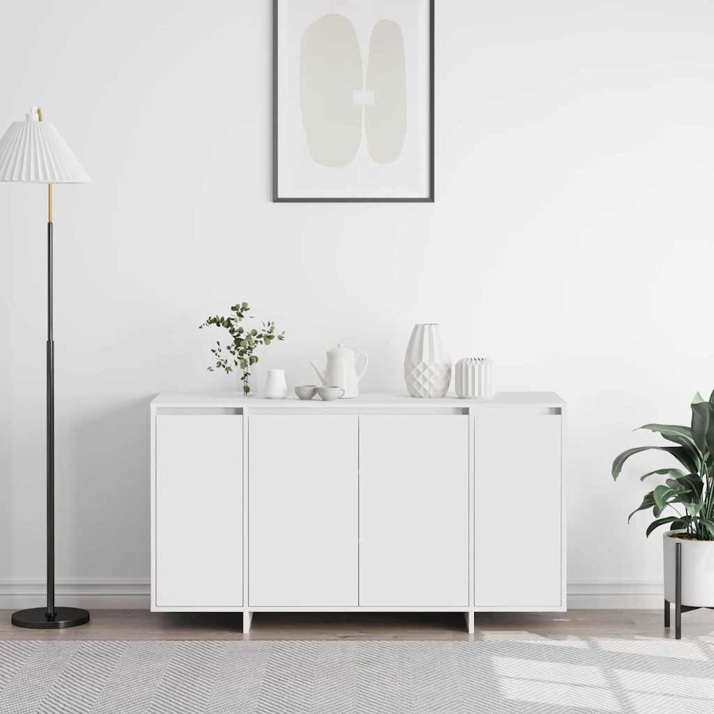 Sideboard White 135 x 41 x 75 cm Particleboard