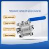 Sanitary 316L Stainless Steel Three-Piece Welded Ball Valve