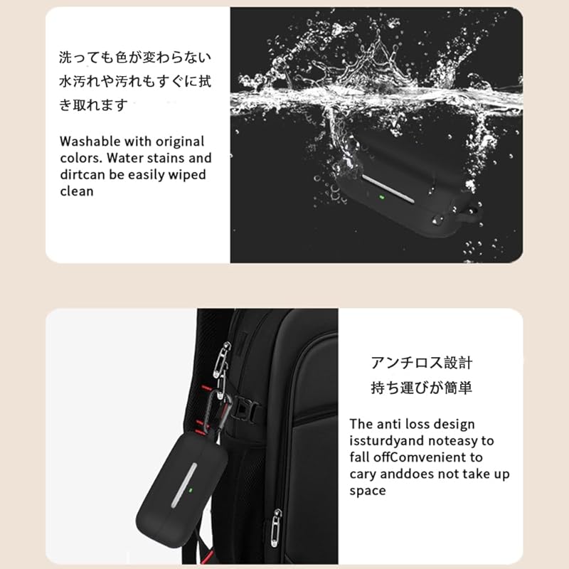 For Sony WF-C510 Case Protective Cover [SHANCHI] Wireless Earphone Silicone Protective Cover ((with Climbing Buckle + Strap) Anti-fall, Anti-scratch,
