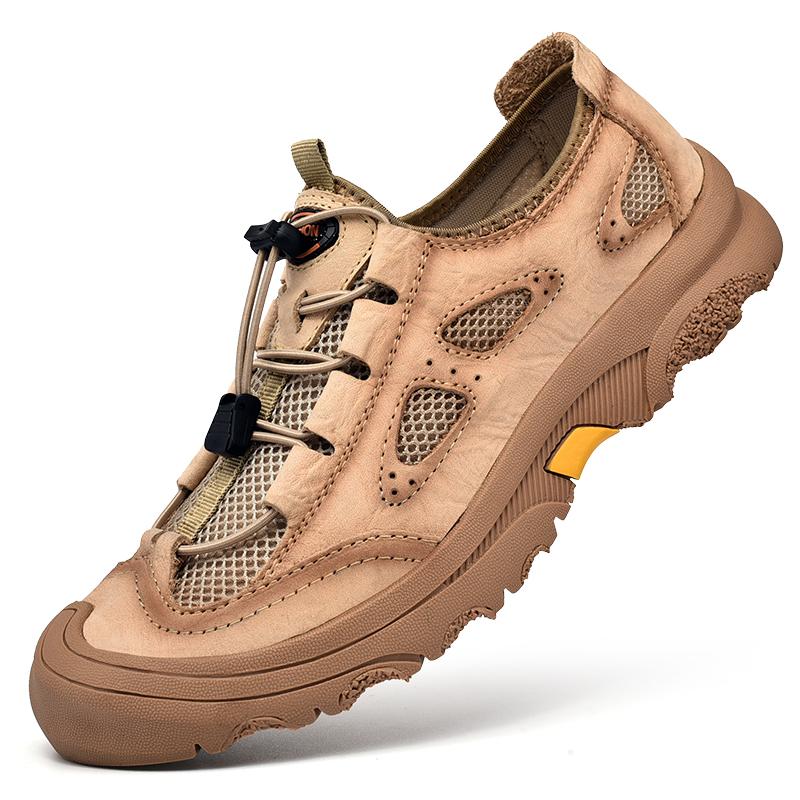 

FashionAll-match Новая мужская обувь Брендовая обувь для скалолазания, пешего туризма, путешествий, дышащие мужские кроссовки, летняя обувь для активного отдыха, мужская повседневная обувь 45 песочный