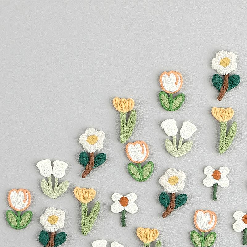 Butterfly Flower Embroidery Cloth Sticker Bag Clothing Accessories DIY Decoration Sticker Patch