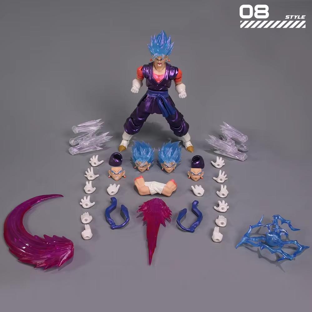 In Stock YGmw Studio OC Vegito 07 SHF Super Saiyan Fusion Warrior Action Figure Anime Figure Model Collectible Toy