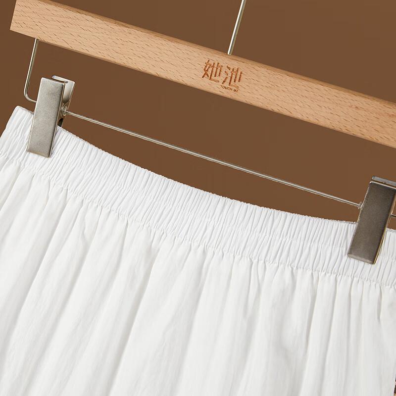 Shechi Loose Fit Lace Patchwork Mid-Length Skirt