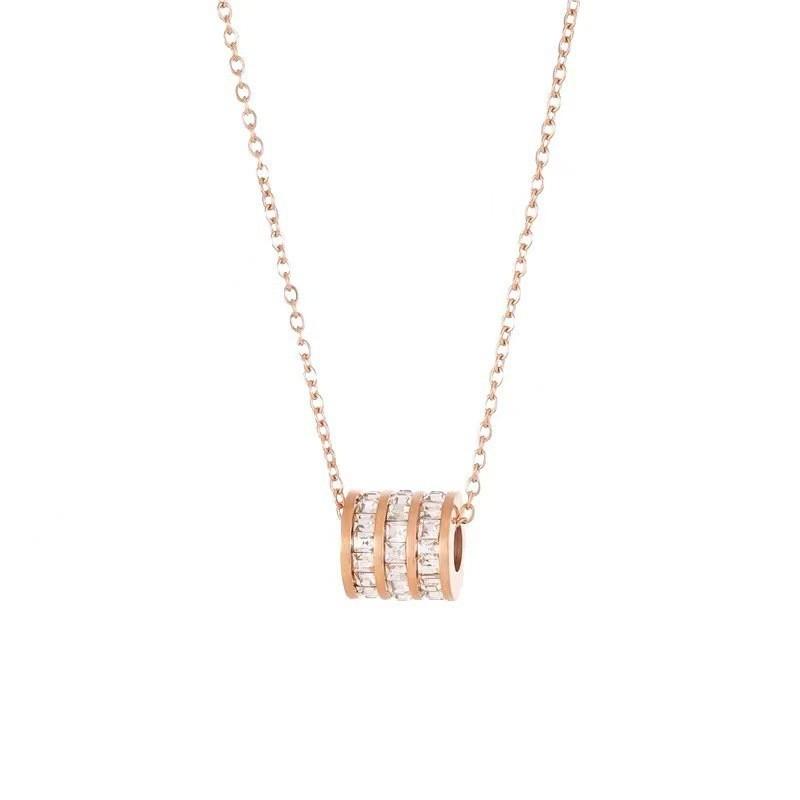 

925 Silver Slim Waist Necklace for Women French Fashion High Quality Diamond Set Sparkling Choker Trendy Jewelry 925 / option 2 золотий