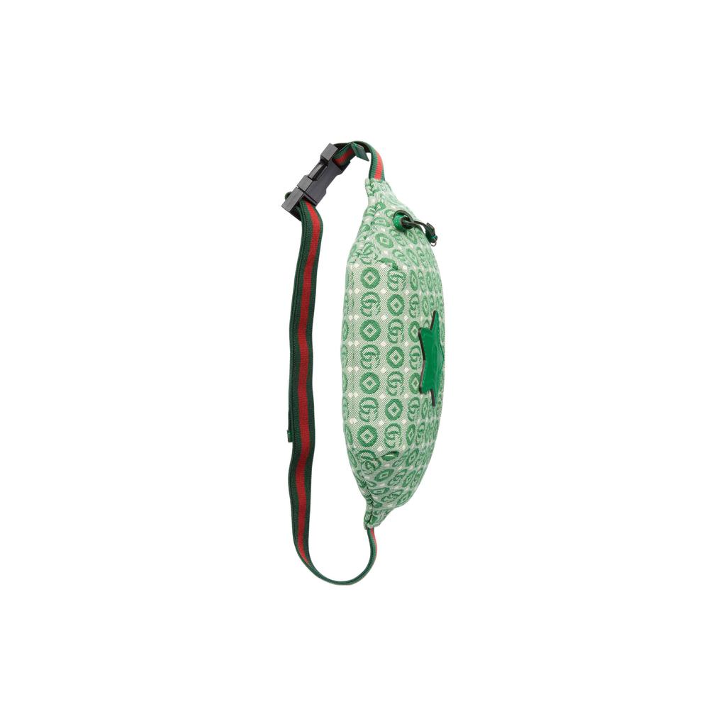Gucci Interlocking Cotton Fanny Pack Kids Green