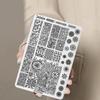 Fashion Nail Art Stamping Plate Manicure Nail Art Design Decoration Accessories for Home and Professional Salon Use