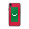 Phone Case – Maldives Flag – Compatible iPhone XR – Soft Case – Resistant and Shockproof - Silicone - Pixelforma