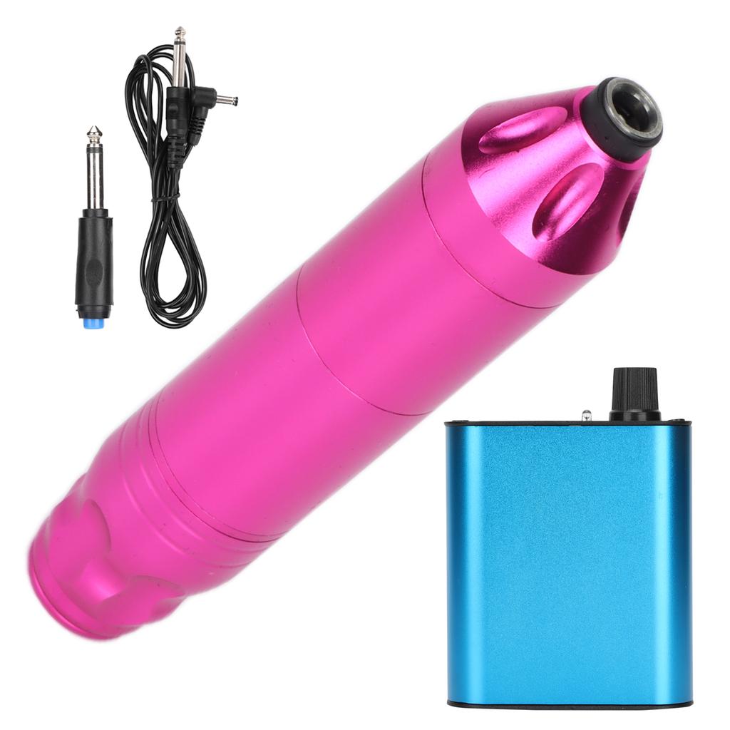 Tattoo Pen Tattoo Rotate Machine Set with Power Supply Wireless Pedal for Beginners
