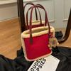 New Year's Bag, Winter New Lamb Wool Handbag, Versatile Large-capacity Mother and Child Bag, Christmas Plush Handbag.
