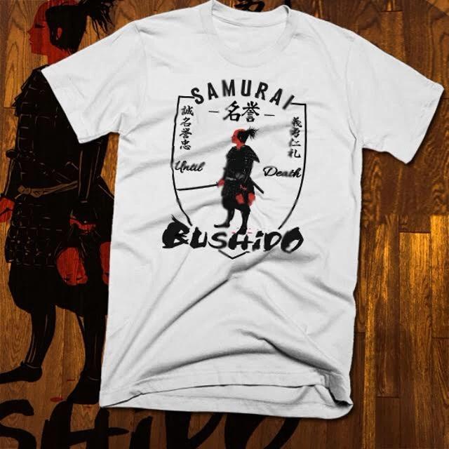 Samurai T-Shirt S-3XL Japanese Bushido Code kill Bill Hattori Hanzo Katana Ronin 2XL
