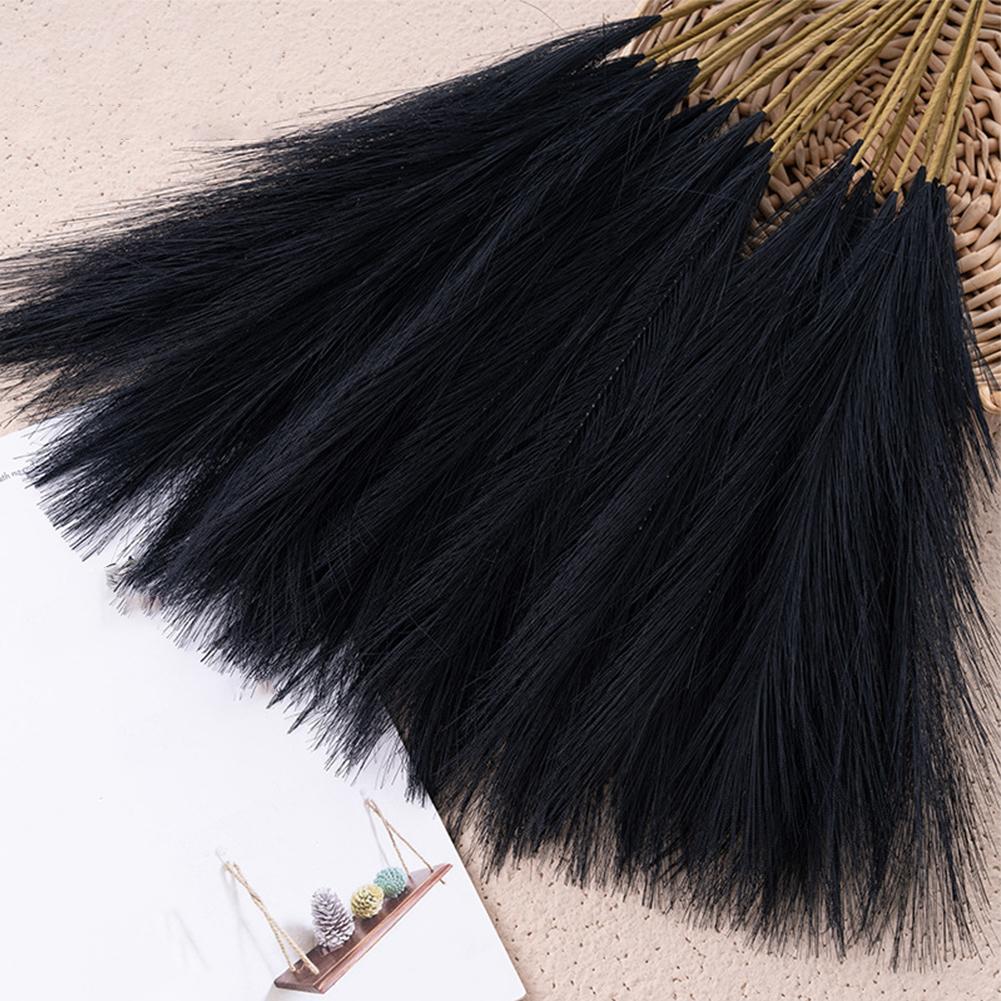 Lifelike Appearance Artificial Flowers Natural Pampas Reed Grass Solid Color Wedding Decoration Artificial Flowers