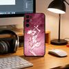 H-Hazbin Hotel A-Angel Dust Phone Case Black Silicone Soft For Samsung S25,S24,S21,S22,S23,S30,Ultra,S20,Plus,Fe,Lite
