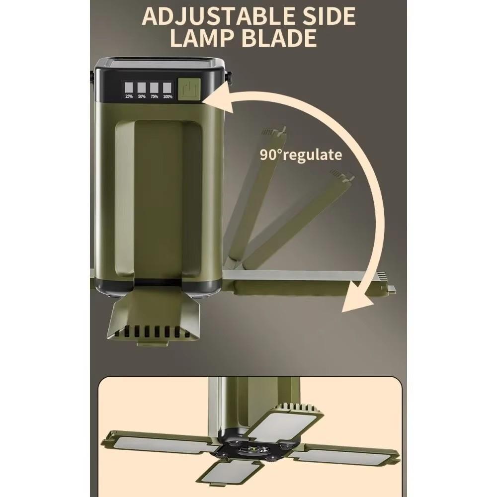 Hanging Camping Light Foldable Tent Light Portable Solar Lamp  Solar Charging