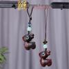 Red Sandalwood Deer Tassel Phone Chain & Keychain Pendant