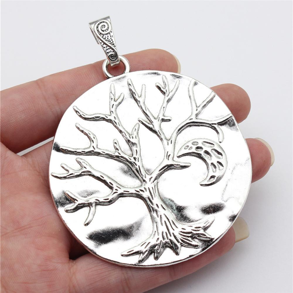 Charms Big Tree Of Life Pendants Wedding Jewelry Findings QC017