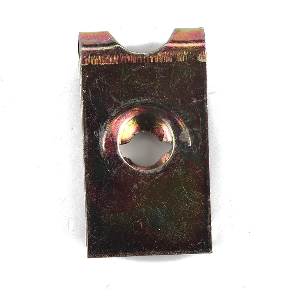 75X Motorcycle Car Universal Speed Fastener Screw U-Clips Spire Captive Nut Clip