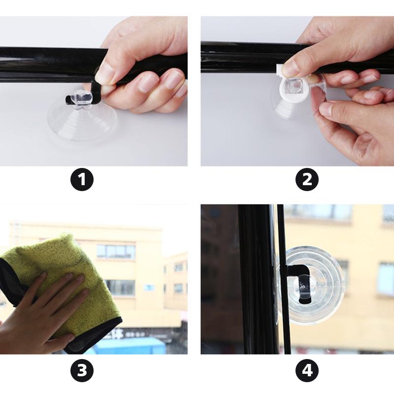 1PC Sunscreen Home Shading Roller Blinds Shade Sunshade Car Shading Curtains Easy To Install Multiple sizes