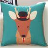 45x45cm Personalized Cartoon Animal Printed Sofa Cushion Cover Home Living Room Throw Pillowcase Decoration