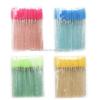 50pcs Crystal Eyelash Brushes with  Diamond Handle Mascara Wands Applicator Cosmetic Brush
