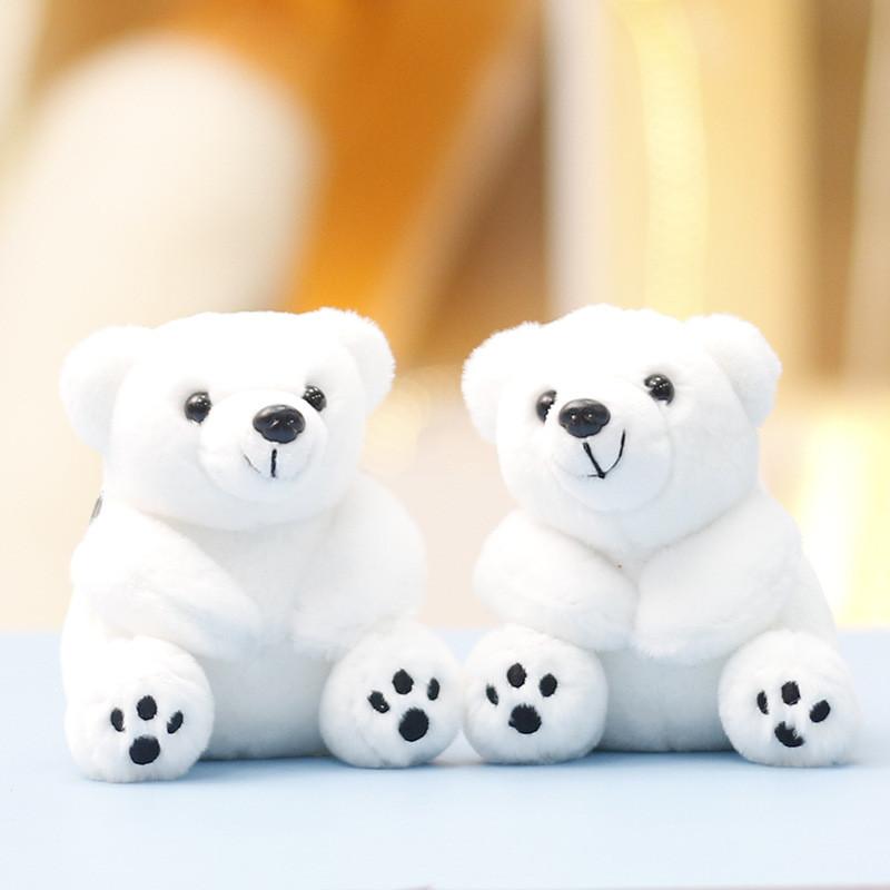 Bear Plush Arctic Backpack Keychain Toy Cute Animal Bag Pendant Decorations