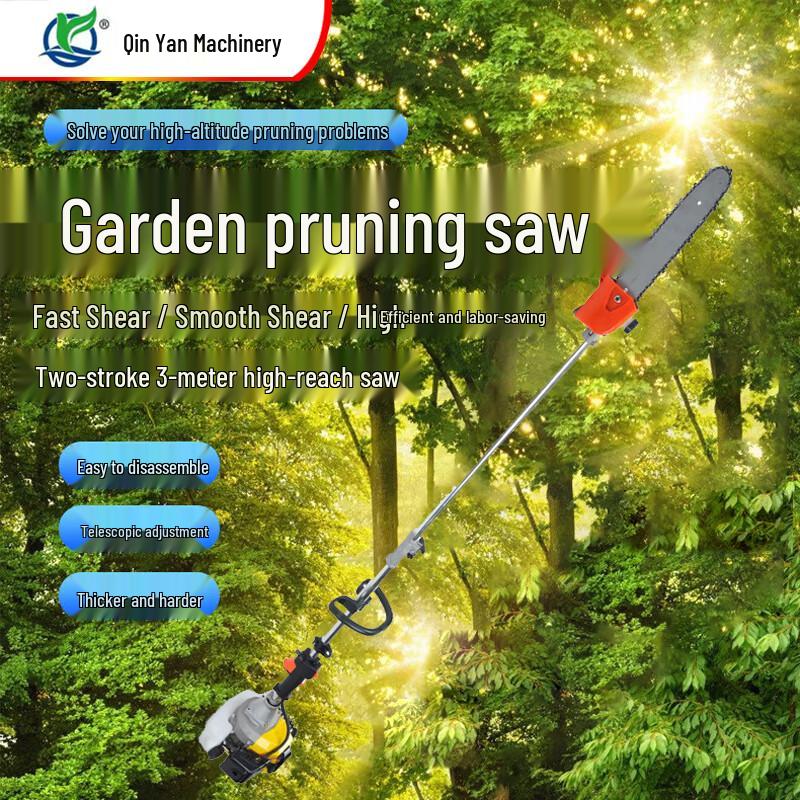 Qinyan Gas-Powered High Branch Pruning Saw CN plug (adapter included)