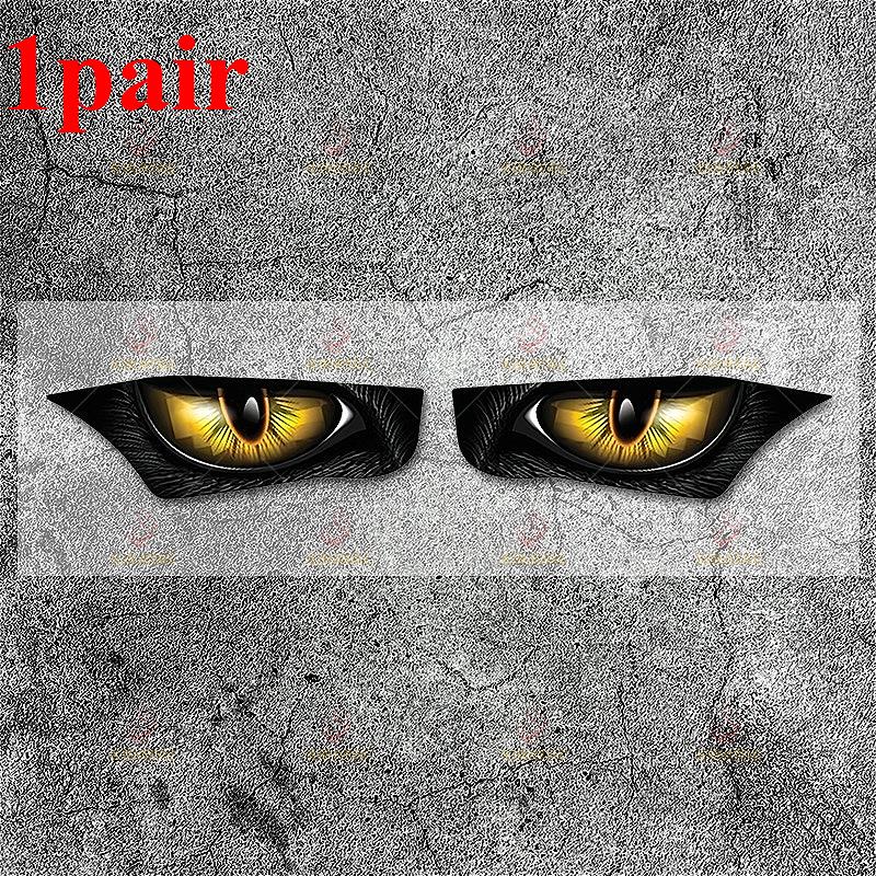 1pair Motorcycle Light Stickers Durable Waterproof for Yamaha XMAX300 Light Protective Sticker Universal Decoration Vinyl Decals