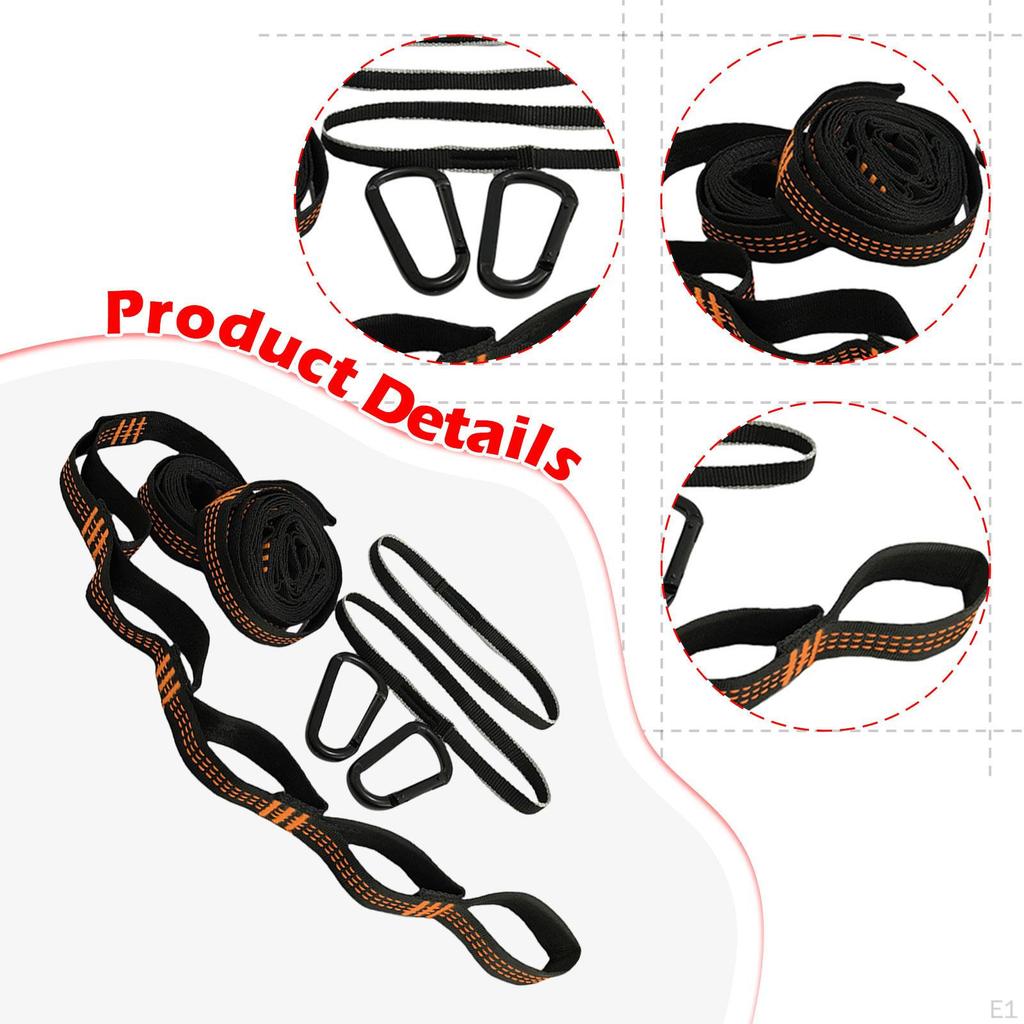 Hammock Straps Accessories for Backpacking Indoor Outdoor Activities