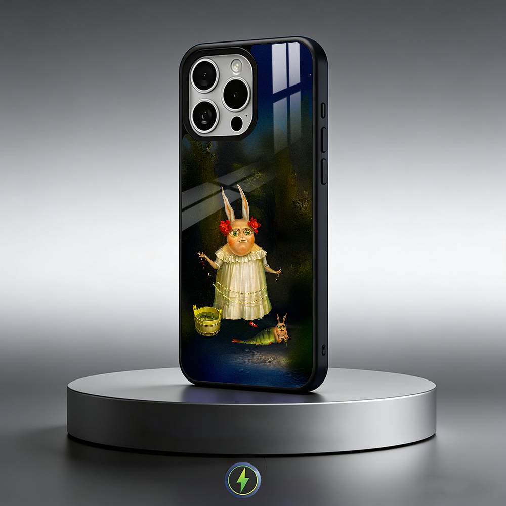 

Vintage Rabbit Aristocrat Phone Case For iPhone17,16,15,14,13,12,11 Plus,Pro Max Magnetic For Magsafe Wireless Charging iPhone11
