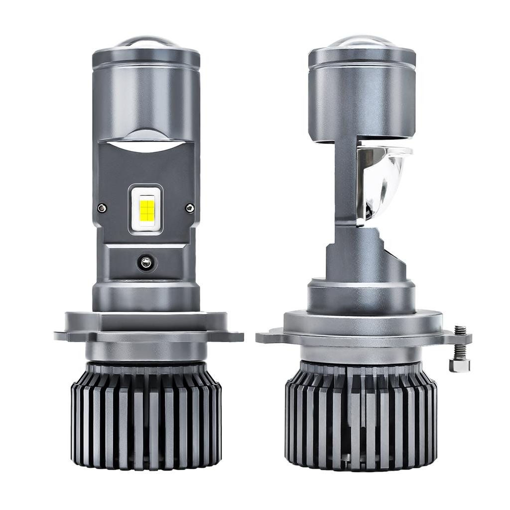 H4 LED Headlight Bulbs, 25000LM 90W Dual-Lens Super Bright LED Headlights Conversion Kit 6000K