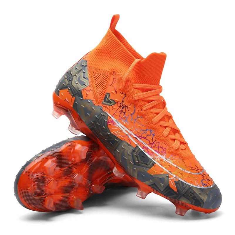 New Long-nail Football Shoes for Men and Children, Adult Large-size High-top Sports Football Shoes, Broken Nails for Women