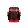 Hitch 31 Classic Monogram Drawstring And Buckle Closure Backpack Men Backpack Brown Red CE473-V1P