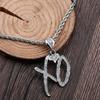 1 Stück Herren-Streetwear-Schmuckaccessoires, exquisite Halskette mit Anhänger aus weißem Zirkonia