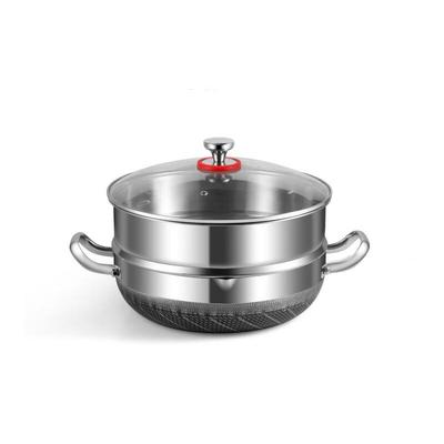 Zhi Shi 316 Stainless Steel Honeycomb Non-Stick Soup Pot