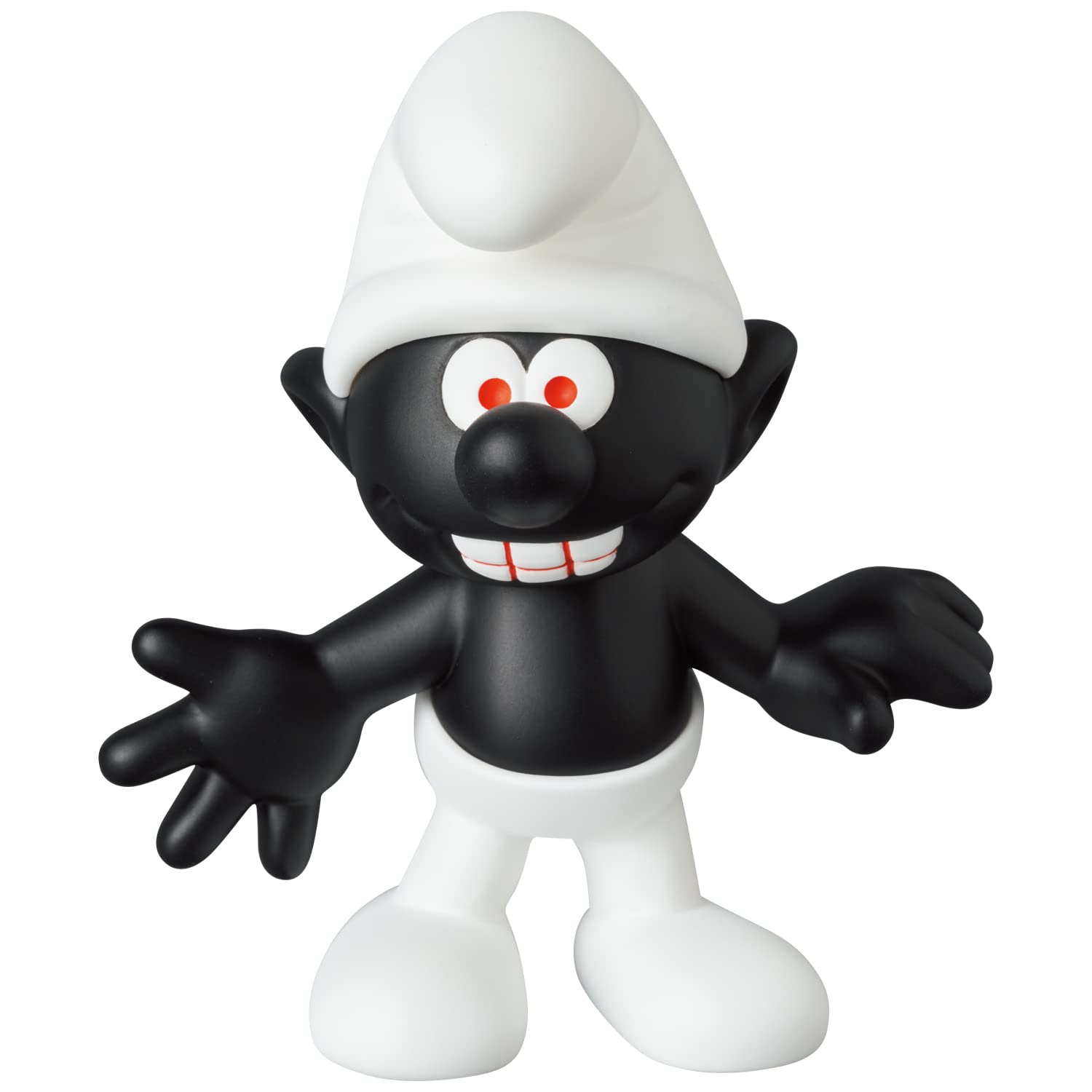 

UDF СМУРФИКИ СЕРИЯ 2 ЗЛОЙ СМУРФ ЧЕРНЫЙ Злой Смурф Черный Высота 77 мм Окрашенная Готовая Фигурка прибл.. Немасштабируемый