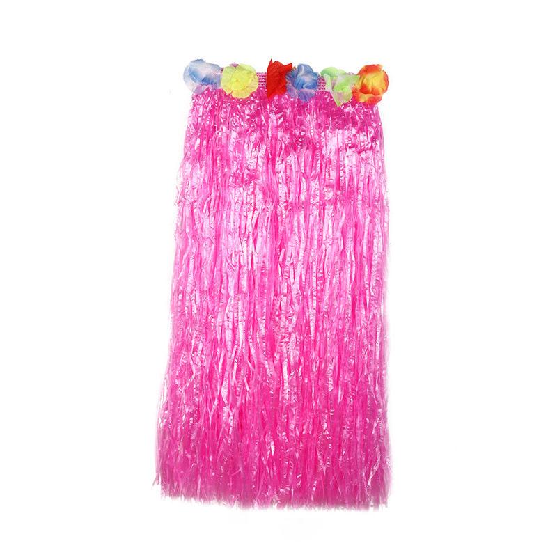 80cm Hawaiian Hula Skirt Set: Single/Double Layer for Children & Adults – Perfect for Performances & Seaweed Dance