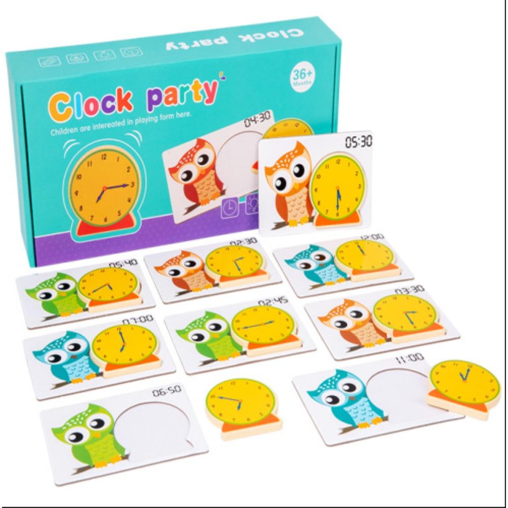Clock Model Mathematics Kindergarten Primary School Clock Teaching Aids Children First and Second Grade Time Cognition Learner Toy
