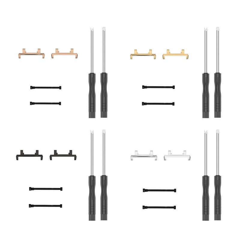 Watch Strap Replacement Connection Adapter for AmazfitTRex 2 Smartwatch Bracelet Connector Rod Tools Set