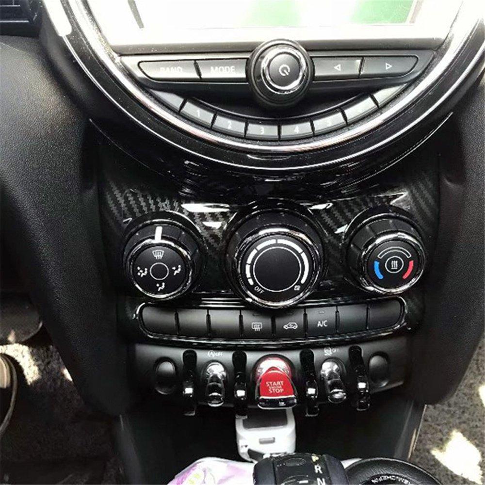 [HIGH FLYING] Carbon Fiber Air Conditioner Vent Adjustable Frame for BMW MINI (3rd Generation) F55, F56, F57 (2014-2022), Scratch-Resistant, Strong Ad