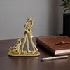 Modern Abstract Couple with Dog Resin Figurine, Romantic Man and Woman Statue Sculpture, Home Decor for Living Room Bedroom Office