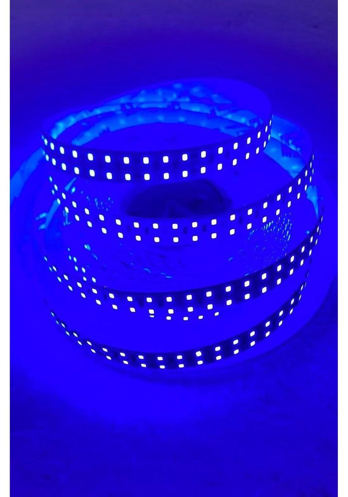 24V Double Row LED Strip Light, 240 LEDs, Self-Adhesive, 15mm Wide, High Brightness Linear Light.