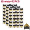 24-480pcs Self Adhesive Picture Journal Photo Album Stickers Vintage Frame Corner Sticker DIY Kraft Paper for Scrapbooking Decor