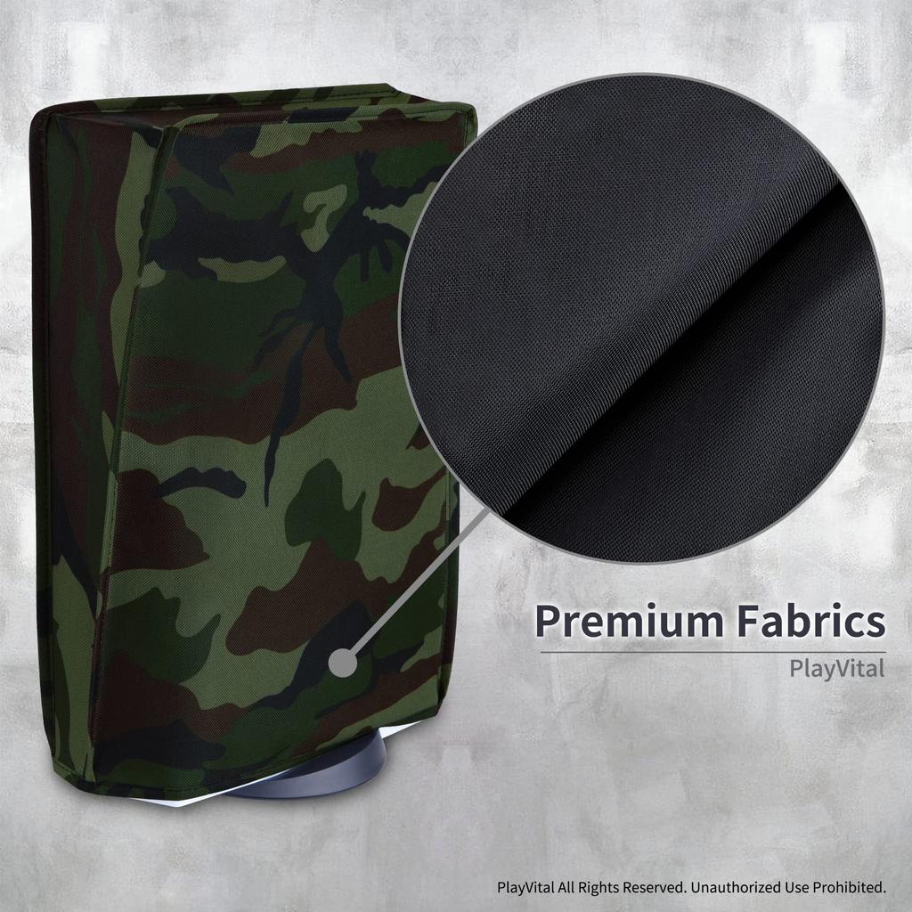 PlayVital Nylon-Staubschutzhülle kann auf weiche und saubere Staubschutzhüllen angewendet werden, die auf PlayStation 5 angewendet werden können. Die wasserdichte Hülle ist kompatibel mit der