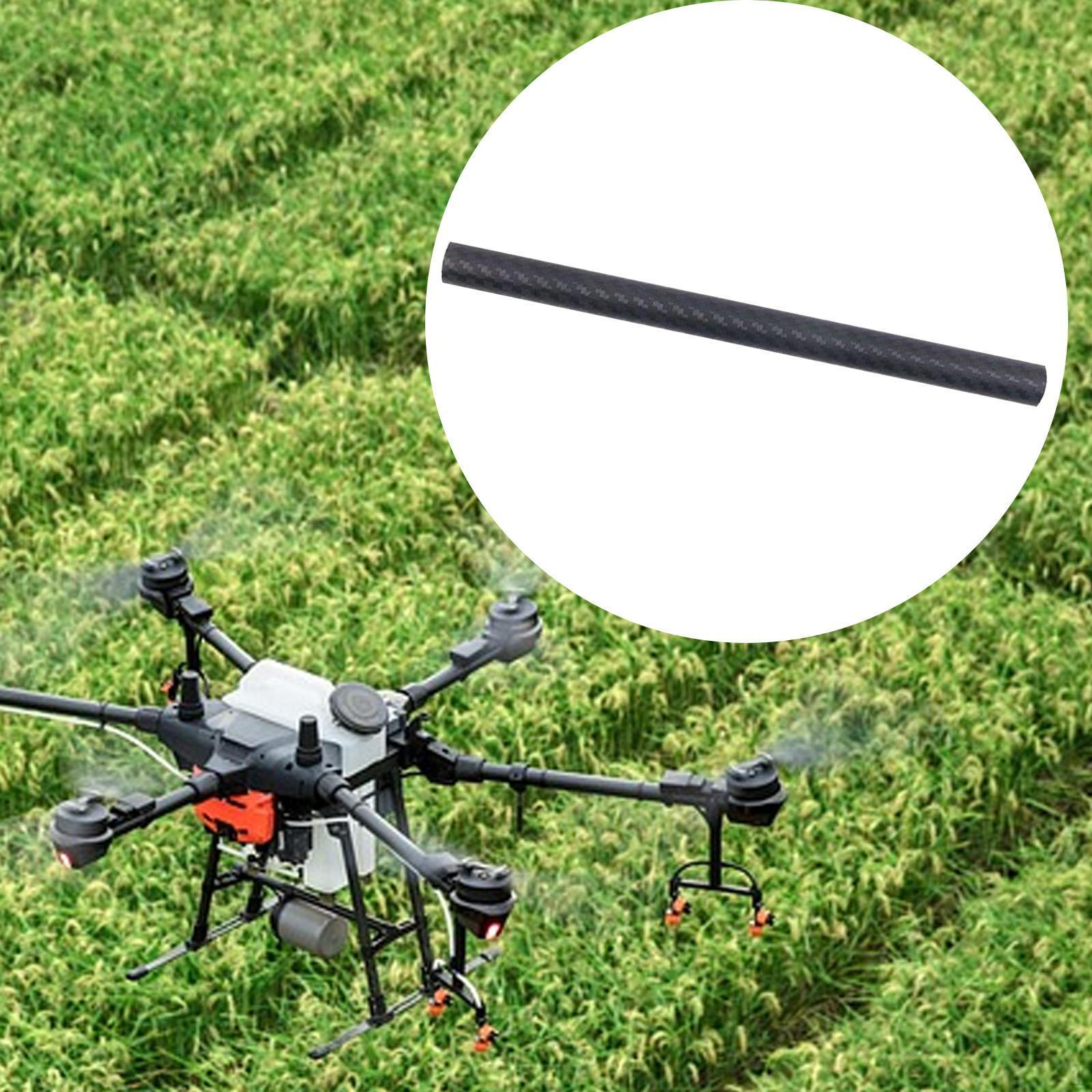 

Carbon 3K Roll Wrapped 500mm Sturdy Rod Stylish Matte Surface Round Tubing for Quadcopters RC 16x14x500mm