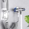 Stainless Steel Hot Cold Inlet Valve Toilet Double Handle Stainless Steel Cold Water Faucet Bathroom Washing Machine Faucet