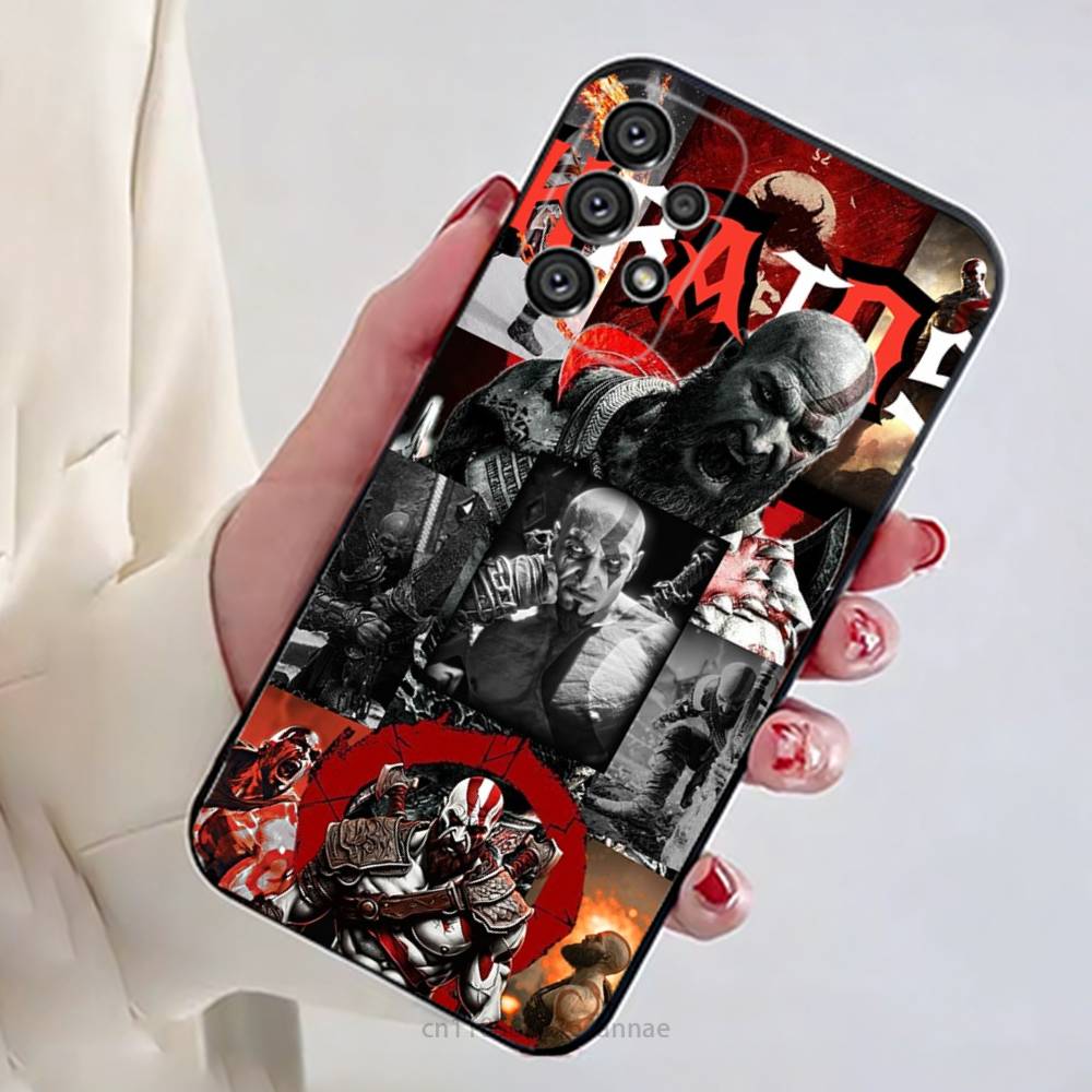G-God OF War K-Kratos Phone Case For Samsung Galaxy A54,34,24,73,53,52,52S,04S,04E,A72 Cover