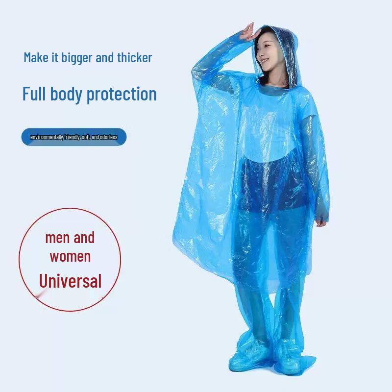 Children's Disposable Raincoat Set