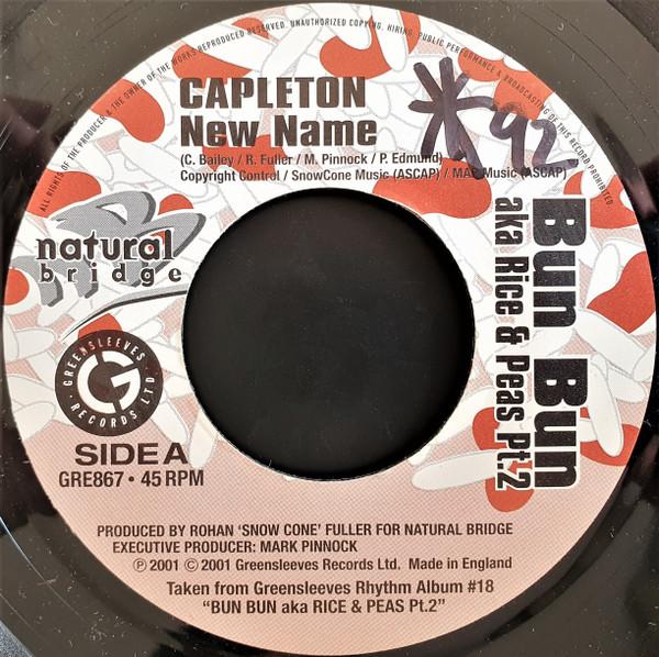 

7inch Record CAPLETON - New Name GRE867 Greensleeves Re 2001 UK Reggae, Ska & Dub Used