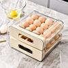Egg Storage Container Fridge Organizer Drawer Style Kitchen Fresh Keeping Box Food Grade for Eggs
